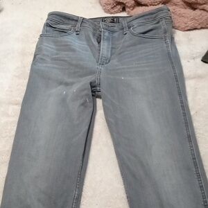 Abercrombie and Fitch grey skinny jeans